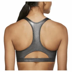 Swoosh Icon Clash Bra Black/Silver