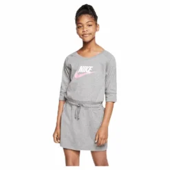 Swoosh Jersey Dress Junior Grey