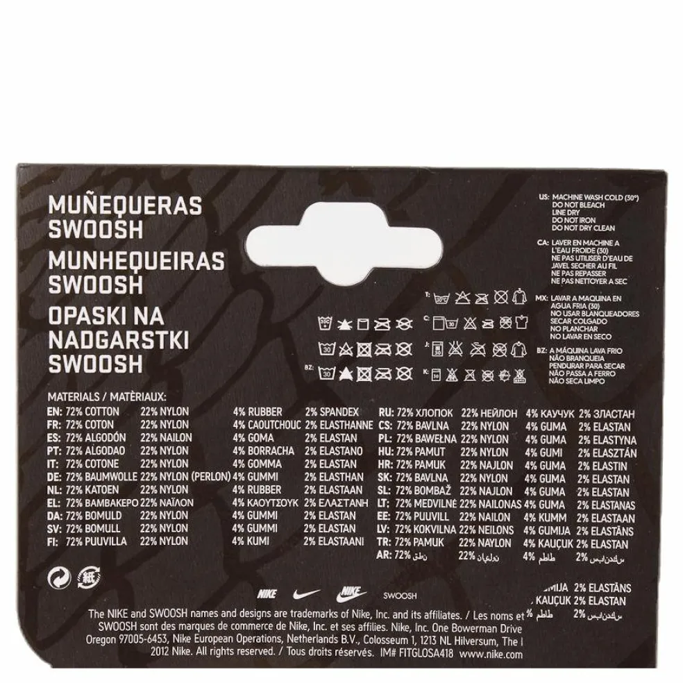 Swoosh Wristband Black/Green