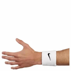 Swoosh Wristband White/Black
