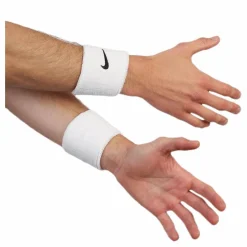 Swoosh Wristband White/Black