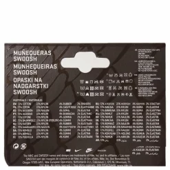 Swoosh Wristband White/Black