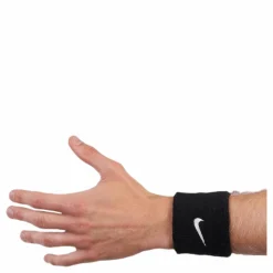 Swoosh Wristband White/Black