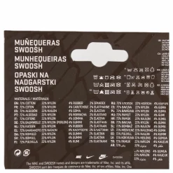 Swoosh Wristband White/Black