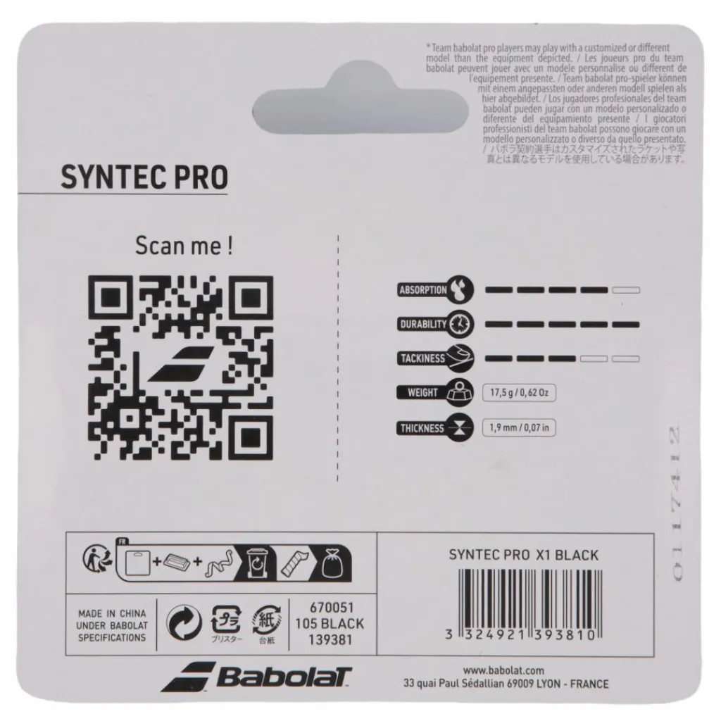 Syntec Pro 1-pack Black