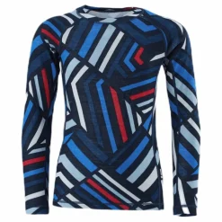 Taitoa Wool/Bamboo Blue/Red