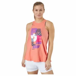 Tank Padel Cotton Women Coral