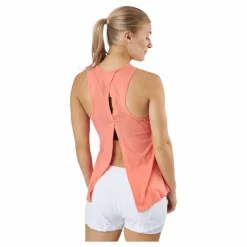 Tank Padel Cotton Women Coral