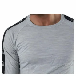 Tape Merino Wool Crew Grey