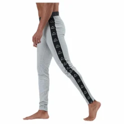 Tape Merino Wool Pants Grey