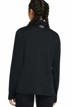 Tech 1/2 Zip- Solid Black