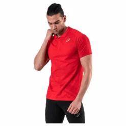 Tennis Polo Shirt Red
