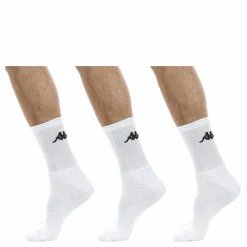 Tennis Trisper Socks 3pk White/Black