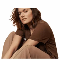 The-Shirt V-neck Brown