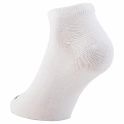 Thin Linear Low-Cut Socks 3 Pairs White / Black