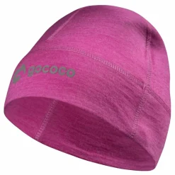 Thin Running Hat Wool Pink