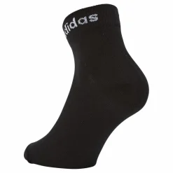 Think Linear Ankle Socks 3 Pairs Black / White