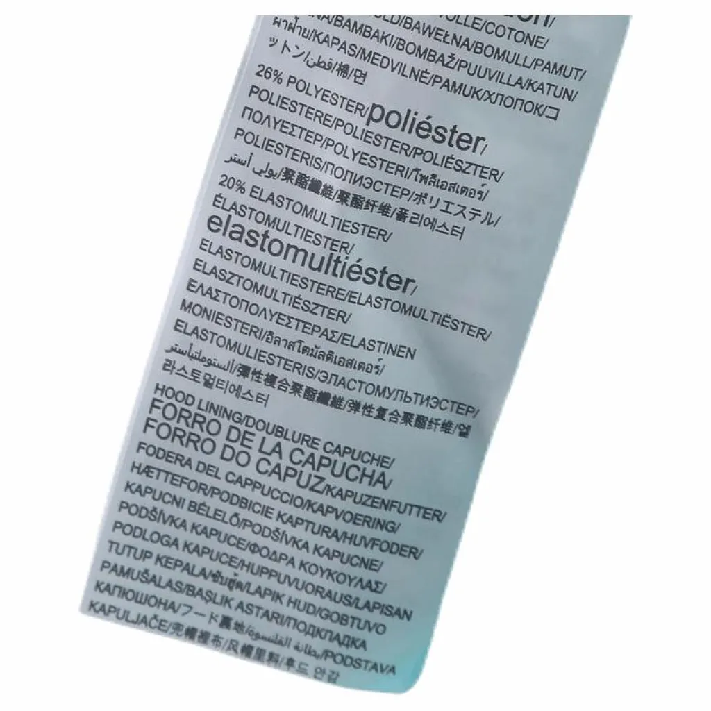 Threadborne Girls Terry Full Zip Blue/White