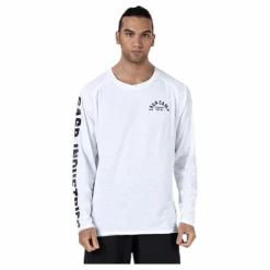 Throwback LS Tee White