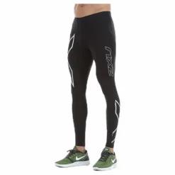TR2 Compression Tights Black/Silver