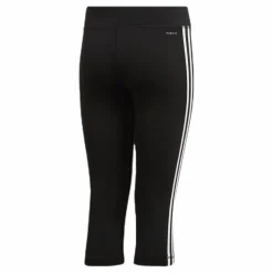TR EQ 3 Stripe Capri Youth White/Black