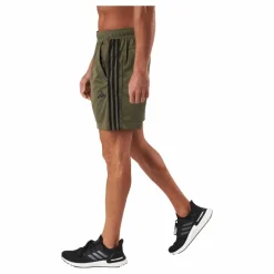 Train Essentials Piqué 3-Stripes Training Shorts Olistr/Black