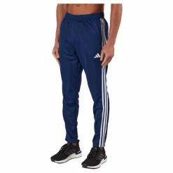 Train Essentials 3-Stripes Training Joggers Dark Blue / White