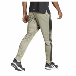 Train Essentials 3-Stripes Training Joggers Silver Pebble / Black