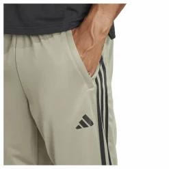 Train Essentials 3-Stripes Training Joggers Silver Pebble / Black