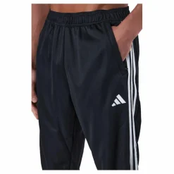 Train Essentials 3-Stripes Training Joggers Black / White