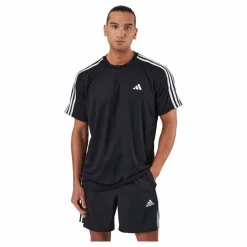 Train Essentials 3-Stripes Training T-Shirt Black