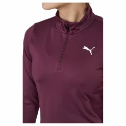 Train Puma Strong 1/4 Zip Grape Wine