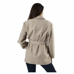 Trillion Belt Coatigan Pnt Beige