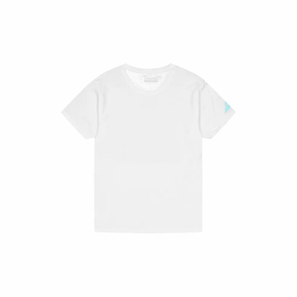 T-shirt Exercise Message White/angel Blue