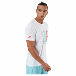 T-shirt Padel Cotton White