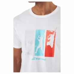 T-shirt Padel Cotton White