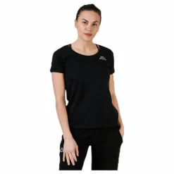 T-Shirt S/S, Logo Momba Black