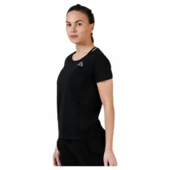 T-Shirt S/S, Logo Momba Black