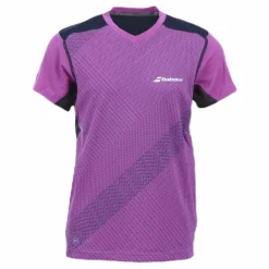 T-Shirt V-Neck Performance Purple