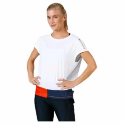 T-Shirt With Colourblock White