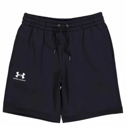 Ua Essential Fleece Shorts Black