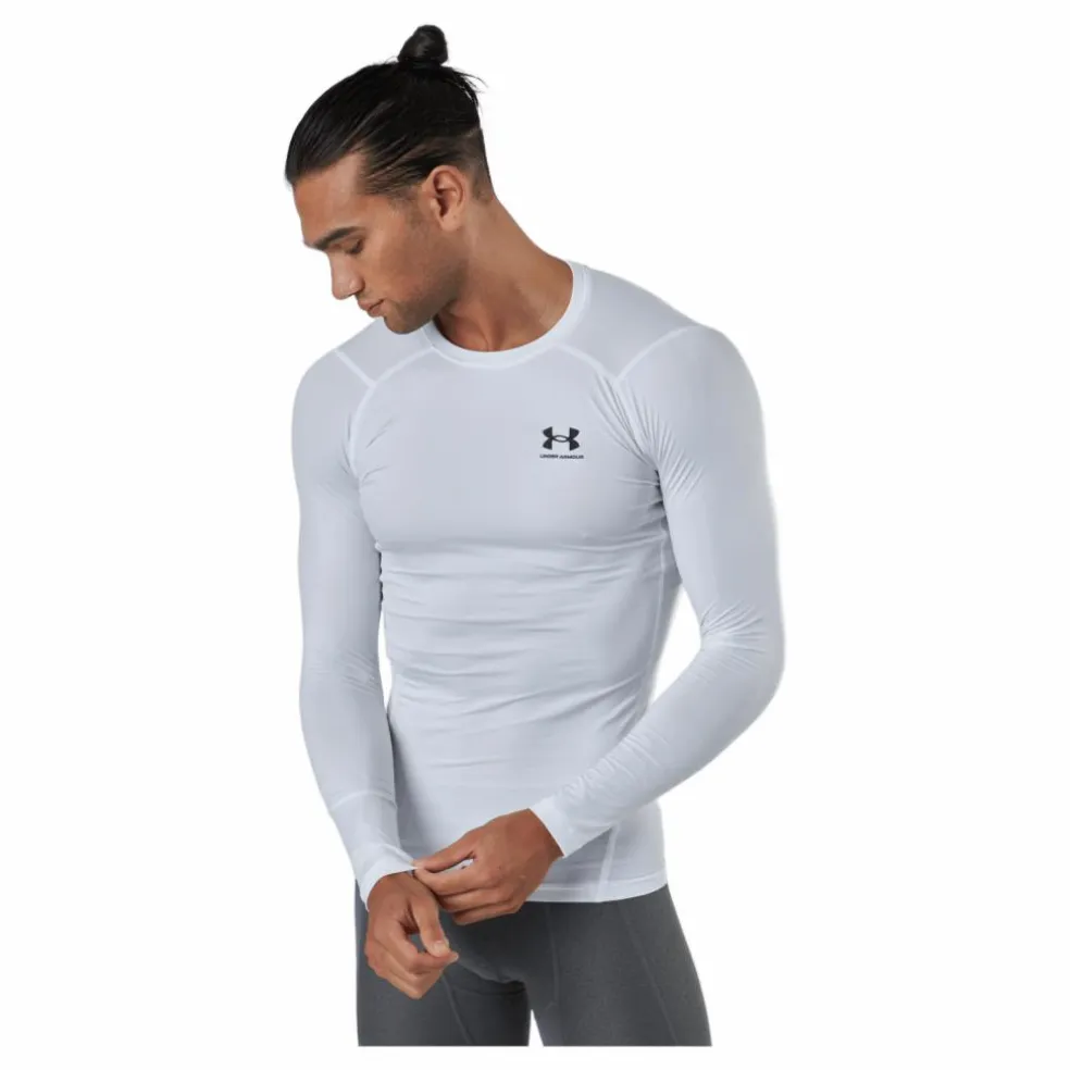 Ua Hg Armour Comp Ls White