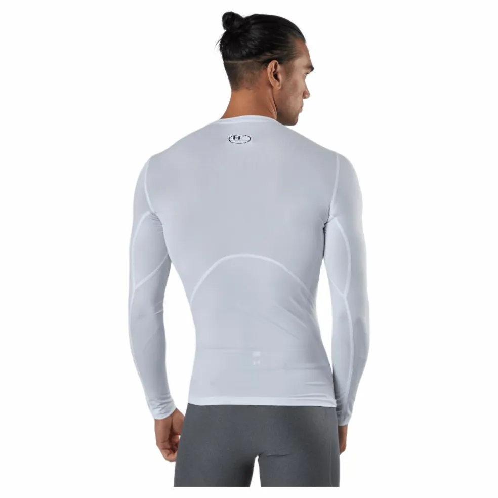 Ua Hg Armour Comp Ls White