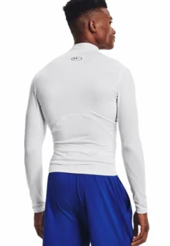 Ua Hg Armour Comp Mock Ls White