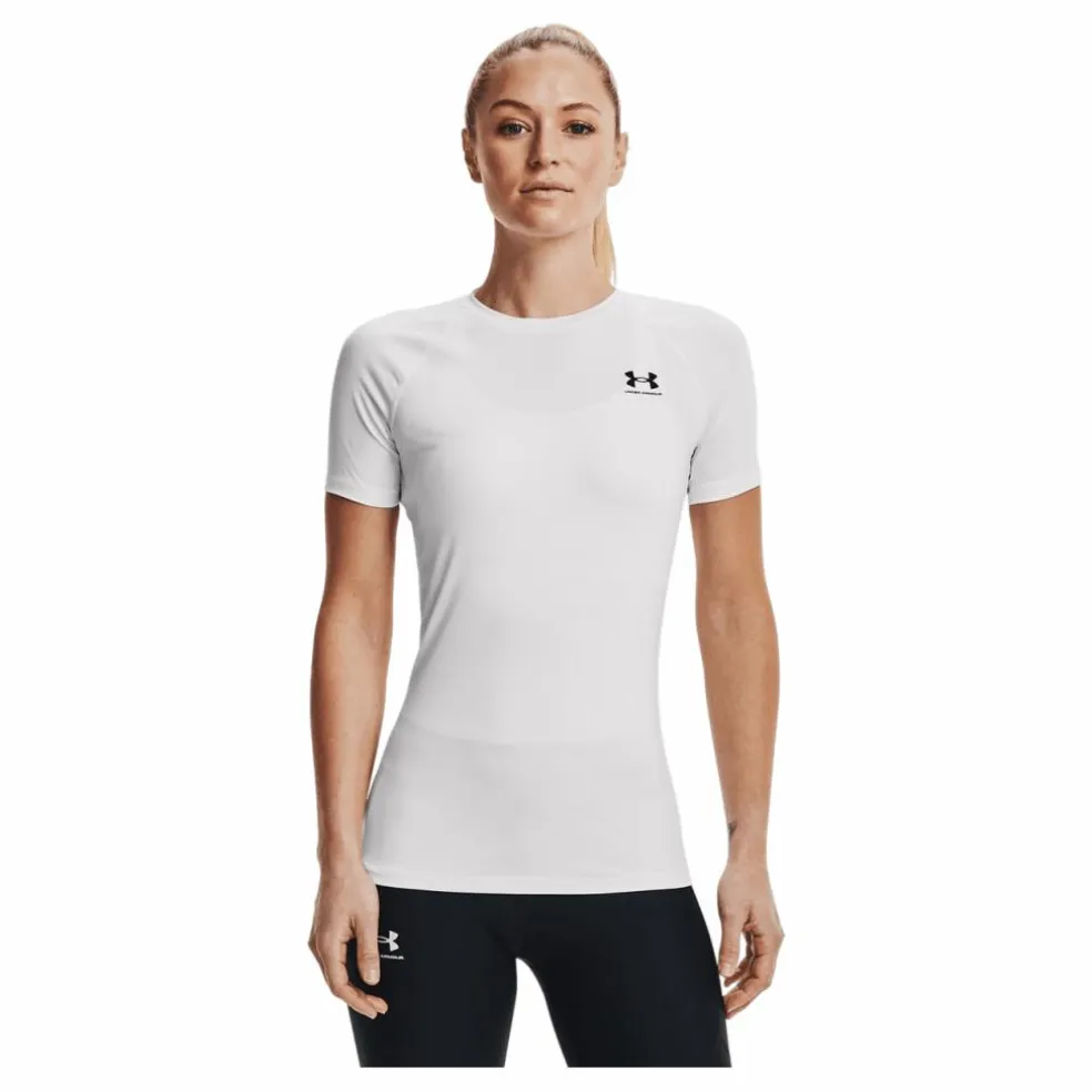 Ua Hg Authentics Comp Ss White