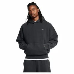 Ua Icon Hwt Flc Wash Os Hood Black