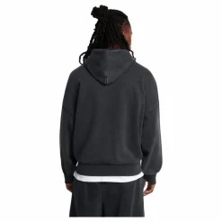Ua Icon Hwt Flc Wash Os Hood Black