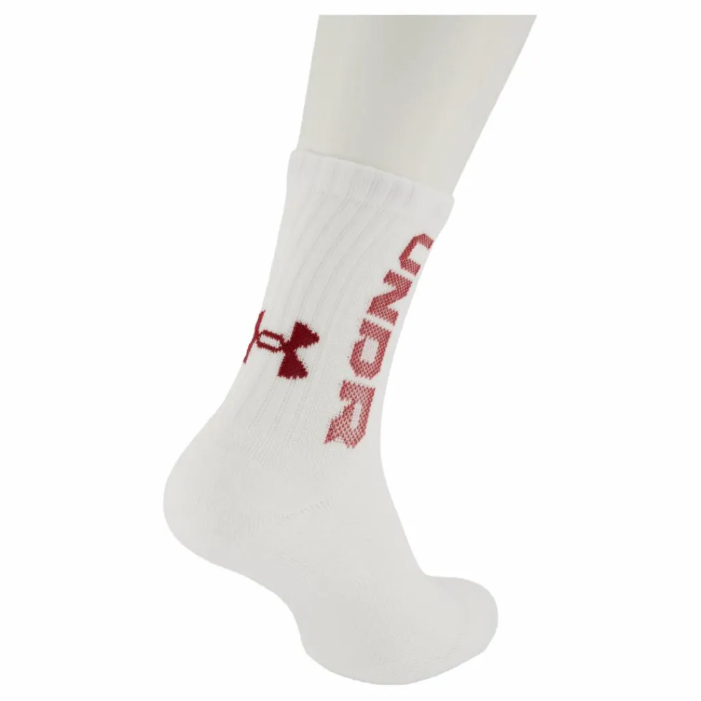 Ua 3-maker 3pk Mid-crew Mod Gray