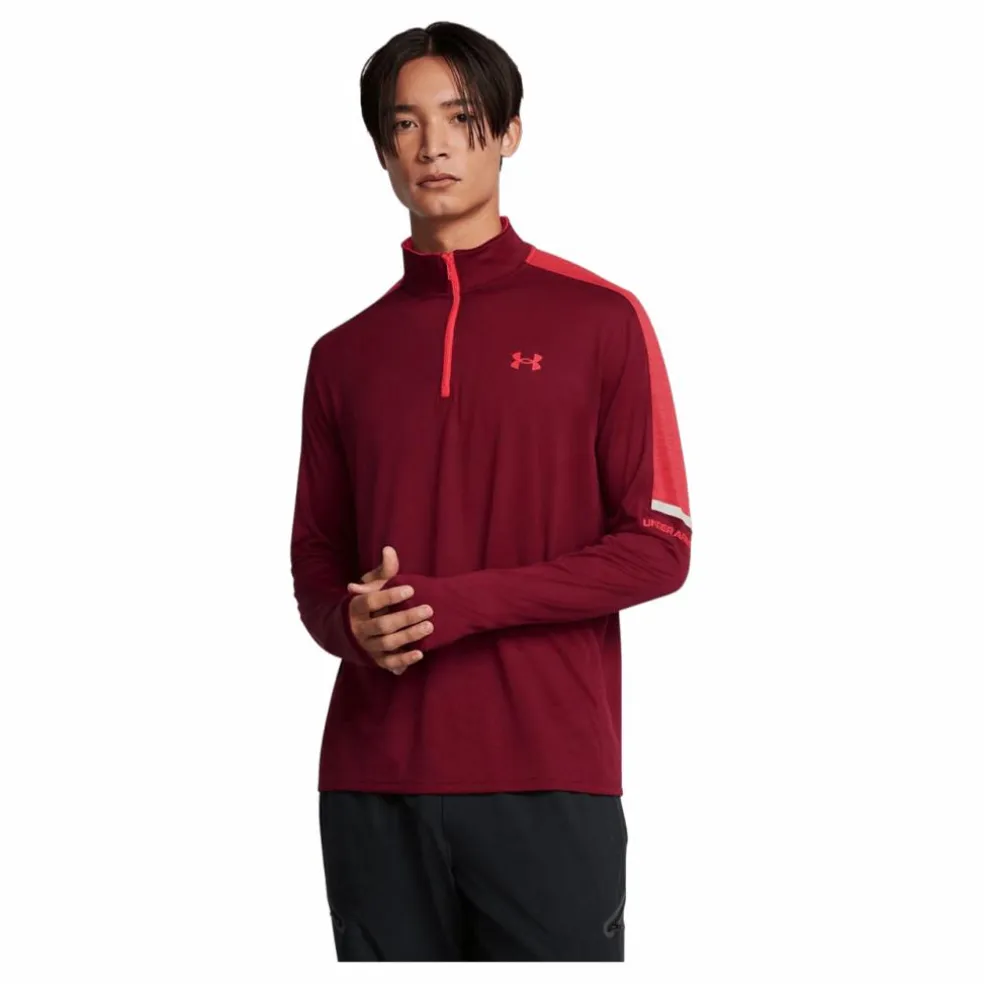 Ua Tech Utility 1/4 Zip Cardinal
