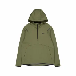 Ua Unstoppable Flc Hoodie Marine Od Green